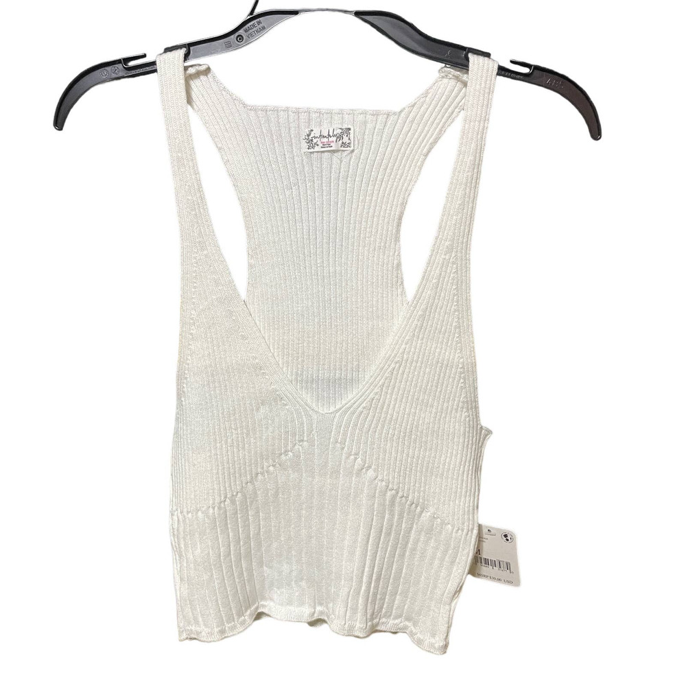 Free People Intimately Women's Halter Ego Swit Cami in Ivory Size Small - Picture 2 of 3